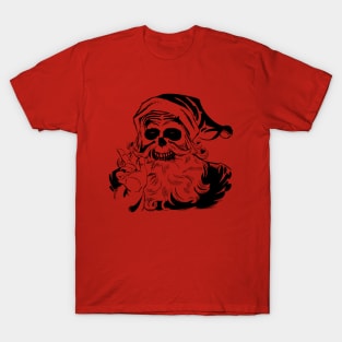 Skeleclaus (black) T-Shirt